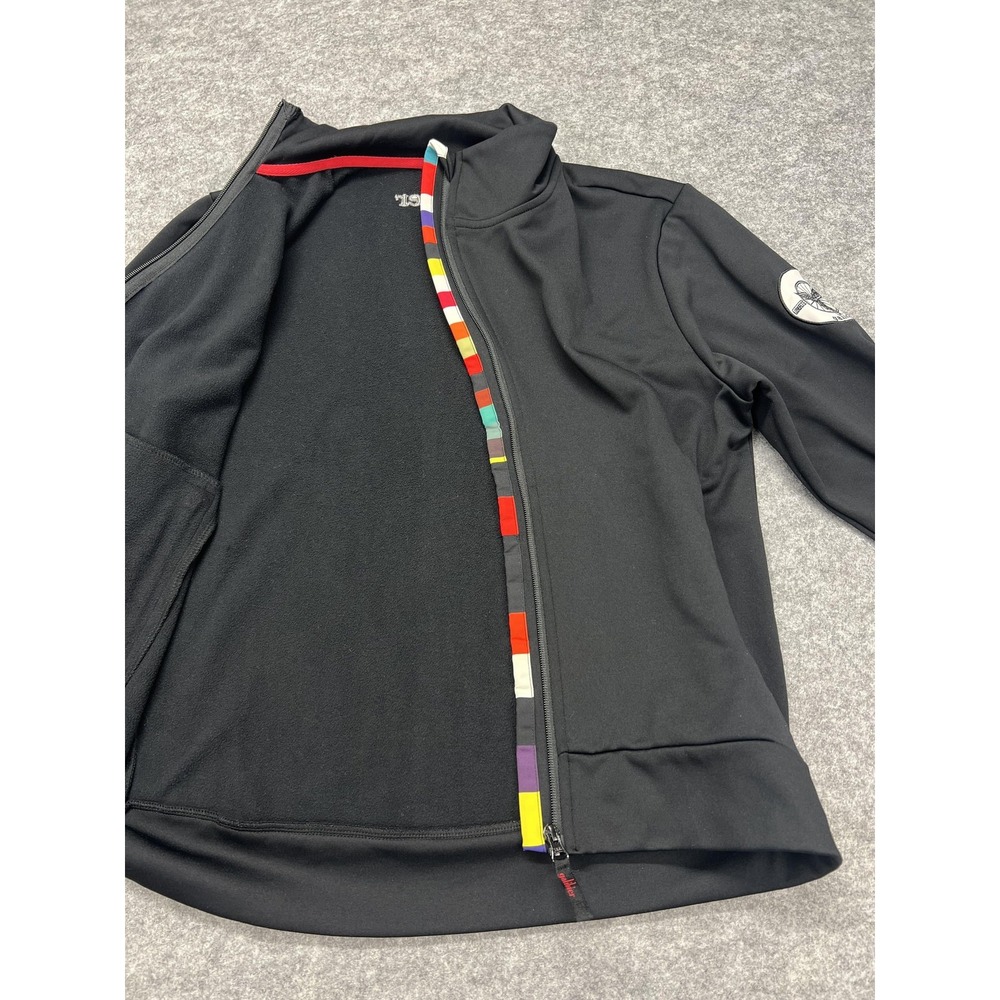 Galibier Jacket Mens Large Black Cycling Softshell Full Zip Fleece Lined Winter - Picture 4 of 10
